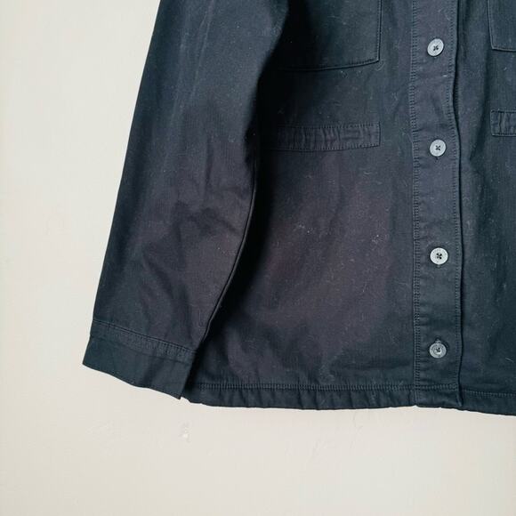 Hang Ten lined Utility black button up Jacket woman’s XXL - Picture 3 of 10